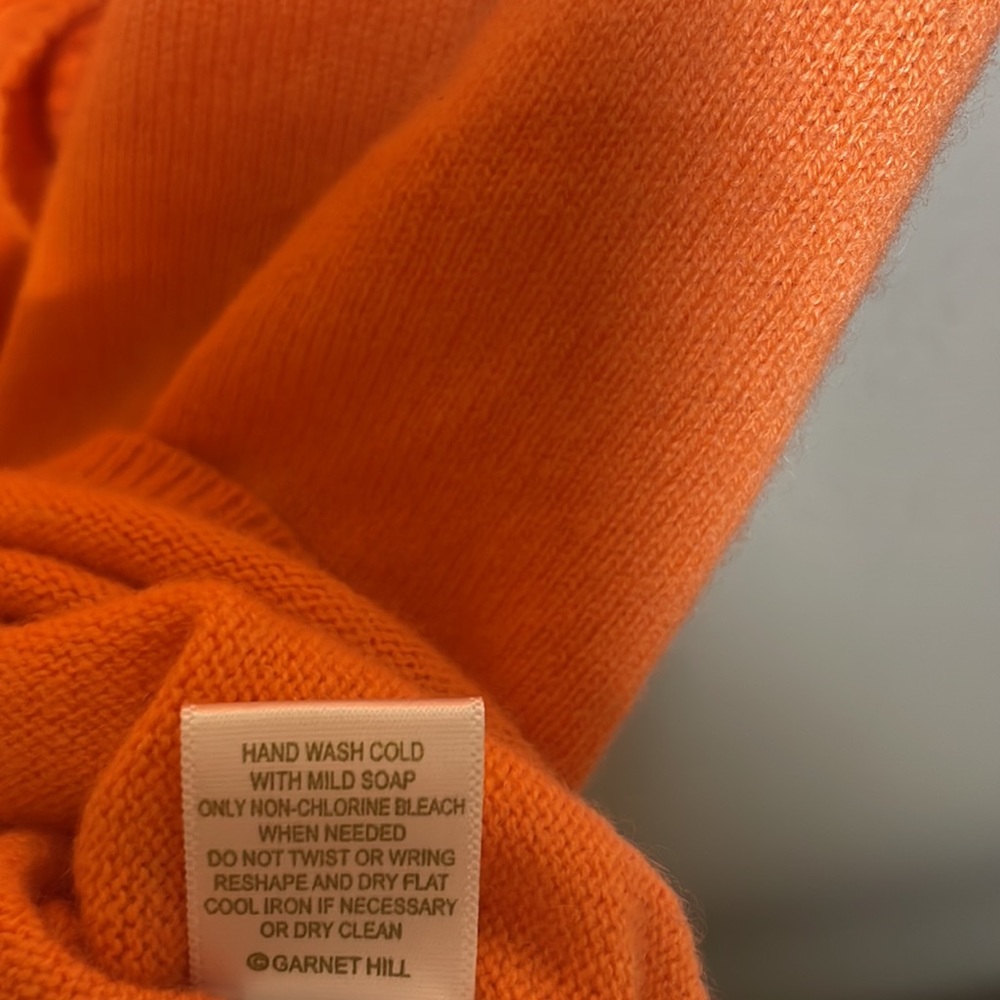 Garnet Hill Vintage Cashmere Sweater - Picture 7 of 8